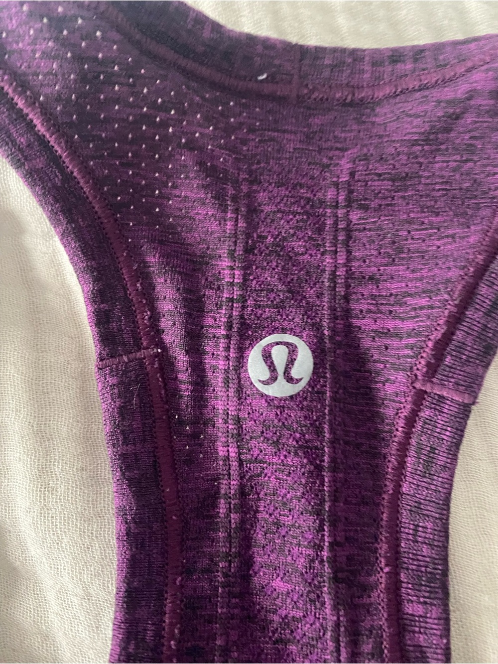 Lululemon Purple Racerback Tank Top - Picture 3 of 4
